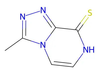 3-methyl-7H-[1,2,4]triazolo[4,3-a]pyrazine-8-thione structure