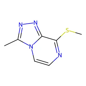 3-Methyl-8-(methylsulfanyl)[1,2,4]triazolo[4,3-a]pyrazine structure