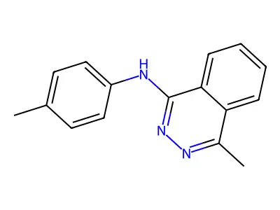 4-methyl-N-(4-methylphenyl)phthalazin-1-amine structure