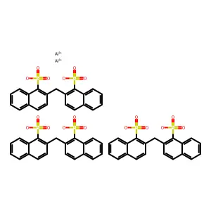 Naphthalenesulfonic acid, methylenebis-, aluminum salt (3:2) structure