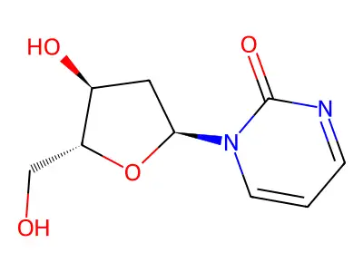 1-(2'-Deoxyribosyl)-2-pyrimidinone structure