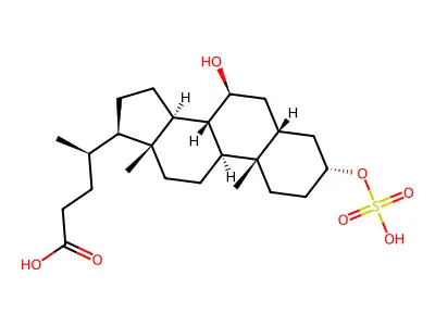 Ursodeoxycholic acid 3-sulfate structure