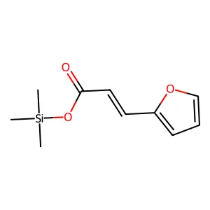 Trimethylsilyl 3-(2-furyl)acrylate structure