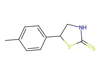 5-(4-Methylphenyl)-1,3-thiazolidine-2-thione structure