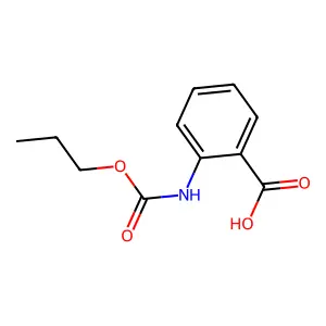 2-(propoxycarbonylamino)benzoic Acid structure