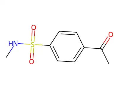 4-acetyl-N-methylbenzene-1-sulfonamide structure