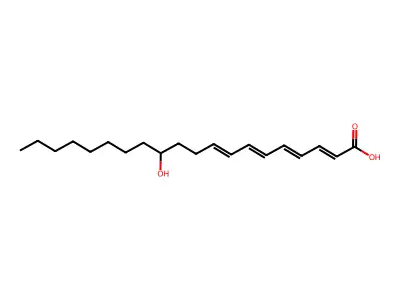 12-Hydroxyeicosatetraenic acid structure