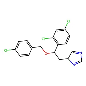 4-[2-[(4-chlorophenyl)methoxy]-2-(2,4-dichlorophenyl)ethyl]-4H-imidazole structure