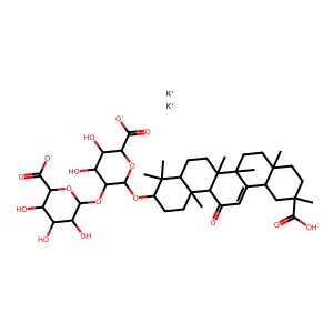 Dipotassium Glycyrrhizinate structure