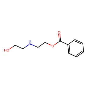 Ethanol, 2-[[2-(benzoyloxy)ethyl]amino]- structure