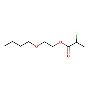 2-氯丙酸2-丁氧基乙酯 structure