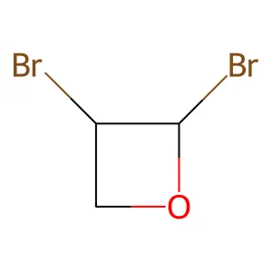 Oxetane, dibromo- structure