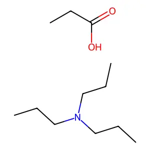 Propanoic acid, compd. with N,N-dipropyl-1-propanamine (1:1) structure