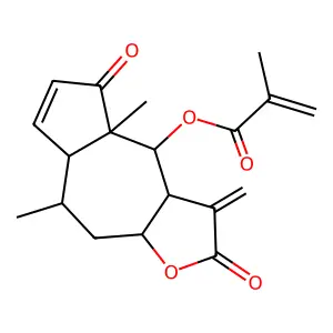 Helenalin methacrylate structure