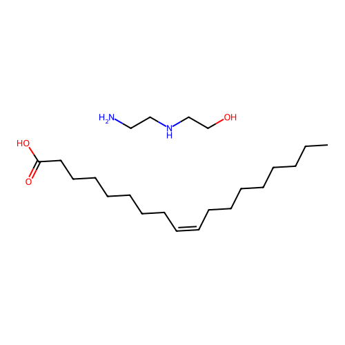 9-Octadecenoic acid (9Z)-, reaction products with 2-[(2-aminoethyl)amino]ethanol structure