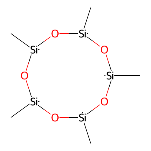 Cyclopentasiloxane, 2,4,6,8,10-pentamethyl- structure
