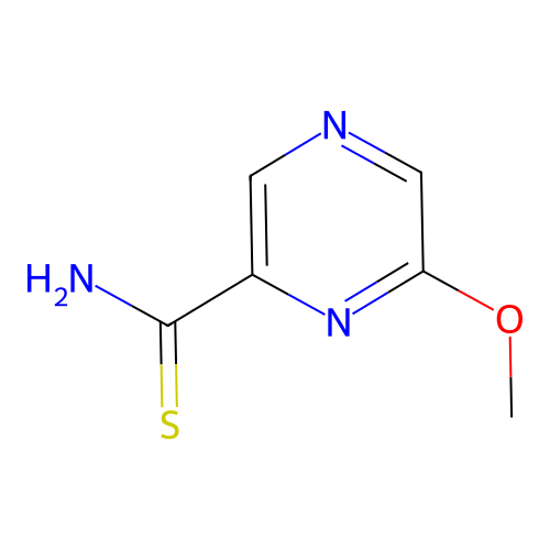 6-Methoxypyrazine-2-carbothioamide structure