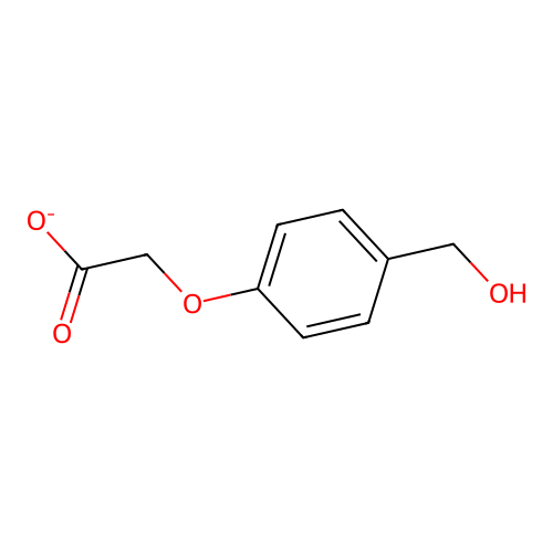 2-[4-(Hydroxymethyl)phenoxy]acetate structure