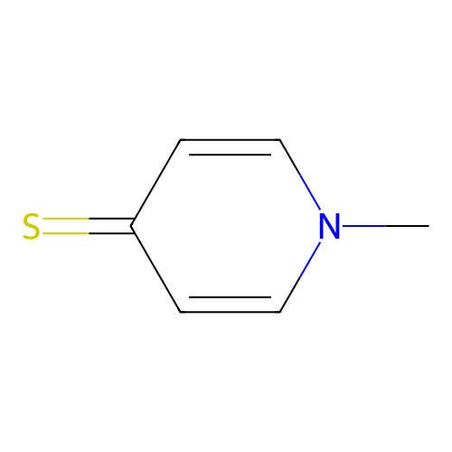 1-methylpyridine-4(1H)-thione structure
