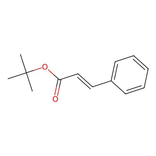 Tert-butyl cinnamate structure