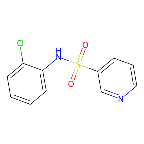 N-(2-chlorophenyl)pyridine-3-sulfonamide structure