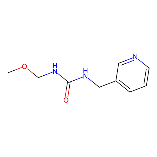 1-(Methoxymethyl)-3-(pyridin-3-ylmethyl)urea structure