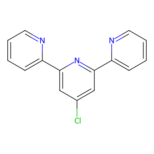 4'-Chloro-2,2':6',2''-terpyridine structure