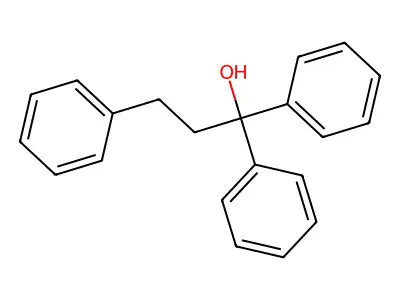 1,1,3-Triphenyl-propan-1-OL structure