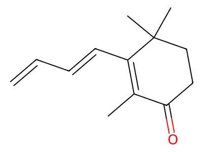 3-(1,3-Butadienyl)-2,4,4-trimethylcyclohex-2-en-1-one structure
