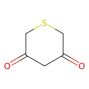 Thiane-3,5-dione structure