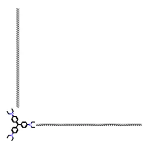 Ethyl violet, phosphomolybdate structure