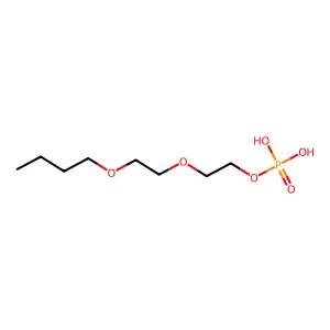 2-(2-丁氧基乙氧基)乙醇磷酸复合物 structure