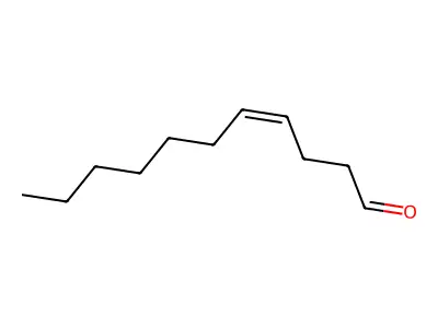 Undec-4-enal structure
