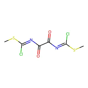 N-[2-[[chloro(methylsulfanyl)methylidene]amino]-2-oxoacetyl] structure
