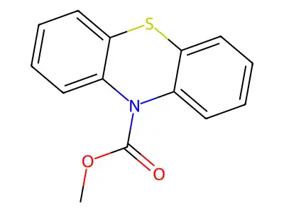 methyl 10H-phenothiazine-10-carboxylate structure