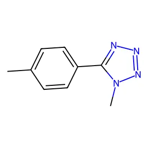 1-Methyl-5-(4-methylphenyl)tetrazole structure