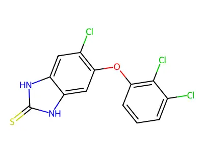 5-Chloro-6-(2,3-dichlorophenoxy)-1H-benzimidazole-2-thiol structure
