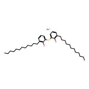 Phenol, thiobis[dodecyl-, barium salt (1:1) structure