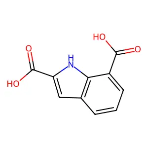1H-Indole-2,7-dicarboxylic acid structure