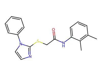 N-(2,3-Dimethylphenyl)-2-[(1-phenyl-1H-imidazol-2-YL)sulfanyl]acetamide structure