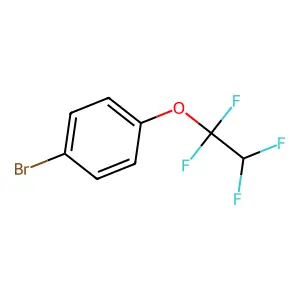 Benzene, 1-bromo-4-(1,1,2,2-tetrafluoroethoxy)- structure