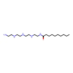 Decanamide, N-[2-[[2-[[2-[(2-aminoethyl)amino]ethyl]amino]ethyl]amino]ethyl]- structure