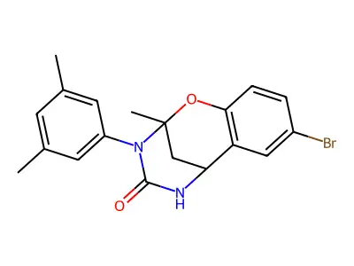 4-bromo-10-(3,5-dimethylphenyl)-9-methyl-8-oxa-10,12-diazatricyclo[7.3.1.0^{2,7}]trideca-2,4,6-trien-11-one structure