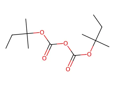 1,3-Bis(1,1-dimethylpropyl) dicarbonate structure