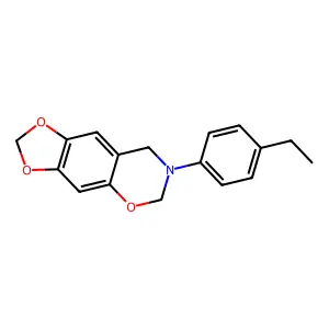 7-(4-Ethylphenyl)-6,8-dihydro-[1,3]dioxolo[4,5-g][1,3]benzoxazine structure