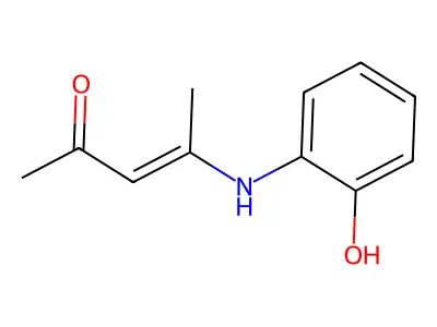 4-(2-Hydroxyanilino)-3-penten-2-one structure