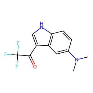 Indole, 5-(dimethylamino)-3-(trifluoroacetyl)- structure