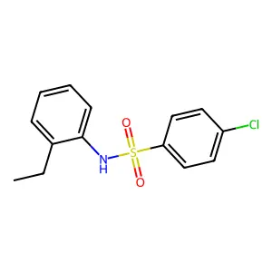 4-Chloro-2'-ethylbenzenesulfonanilide structure
