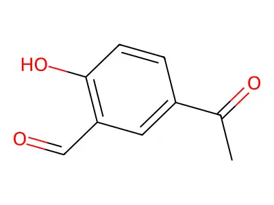 5-Acetylsalicylaldehyde structure