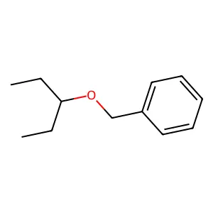 Pentan-3-yloxymethylbenzene structure